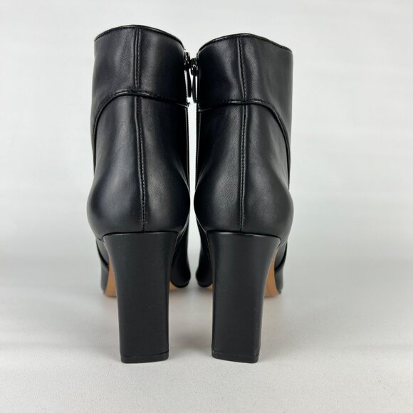 Steven Steve Madden Womens Jenn Pointed Toe Ankle Booties Black Leather size 9.5 - Picture 4 of 16